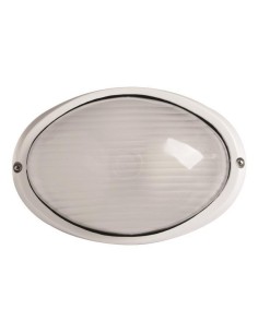 APLIQUE "OVALUS" ALUMINIO BLANCO E27