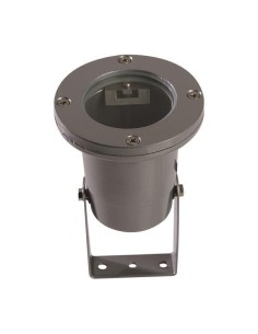 FOCO JARDIN METALIZADO MR16 IP65 12V GRIS