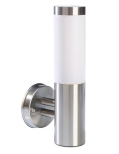 APLIQUE DE PARED INOX 37cm "XIOS" E27