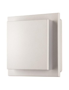 APLIQUE MOVIMIENTO LED 6W 138x138x57 3000K IP54 BLANCO PRO