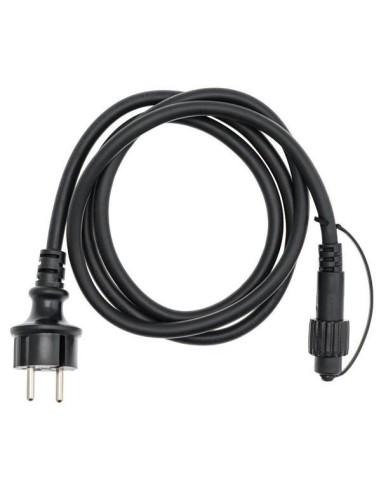 CABLE DE CAUCHO VERDE CON ADAPTADOR, 150cm, JUEGO 5PZS, IP65