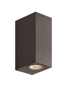 APLIQUE DOPPELT K2 NEGRO IP54 2xGU10 (OLD REF. E.145-20510)