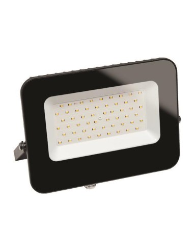 PROYECTOR LED SMD CON SENSOR DIA-NOCHE 50W 6500K IP65 GRIS OSCURO PLUS