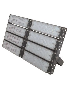 PROYECTOR LED SMD 8x50/400W AC100-240V NEGRO IP65 5000K PLUS