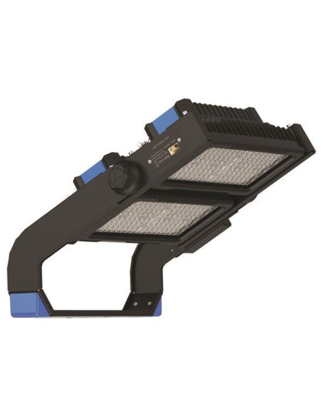 SOPORTE BRAZO DOBLE TRUNNION 500W NEGRO