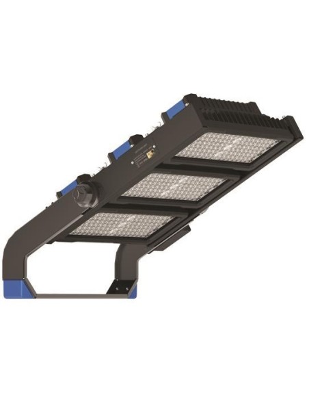 SOPORTE BRAZO TRIPLE TRUNNION 750W NEGRO